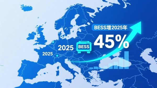 AI预测：欧洲BESS将在2025年增长45%，复合年增长9%