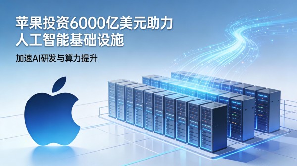 苹果投资6000亿美元助力人工智能基础设施