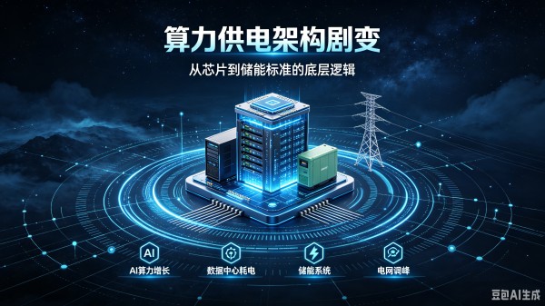 芯片巨头英伟达跨界制定储能标准，根源在于算力供电架构剧变