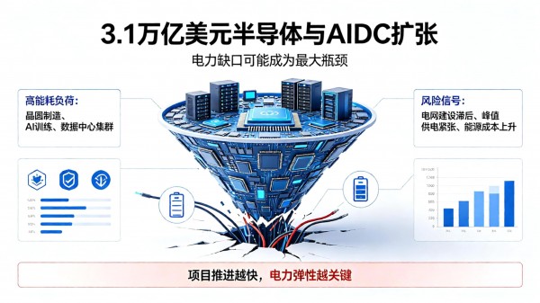 韩国3.1万亿美元大型半导体和AIDC项目面临电力缺口的风险