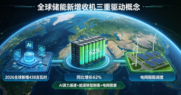 储能增量释放30GWh-50GWh，AIDC打开新空间