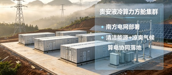 南网贵安落地液冷算力方舱