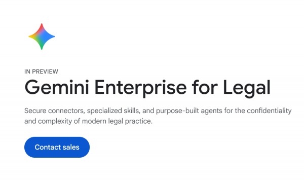 谷歌推出面向金融和法律服务的Gemini AI