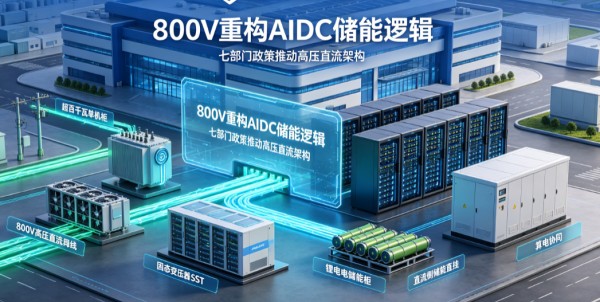 七部门联合印发AIDC储能迎800V政策利好