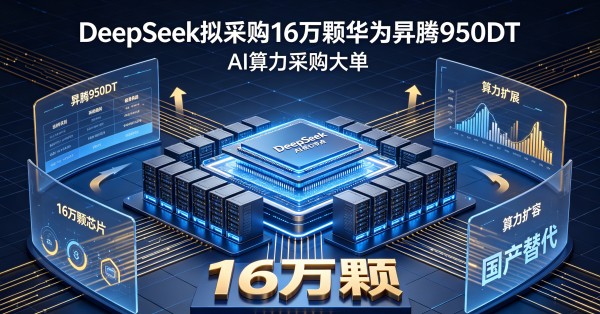DeepSeek拟采购16万颗华为昇腾950DT
