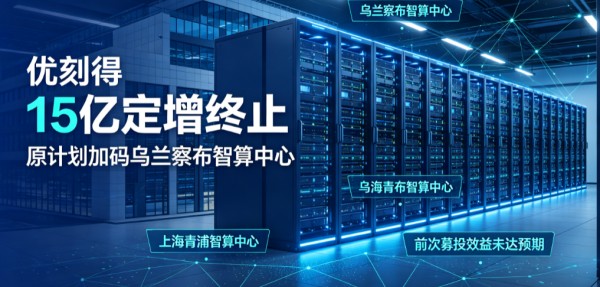 优刻得终止15亿智算定增