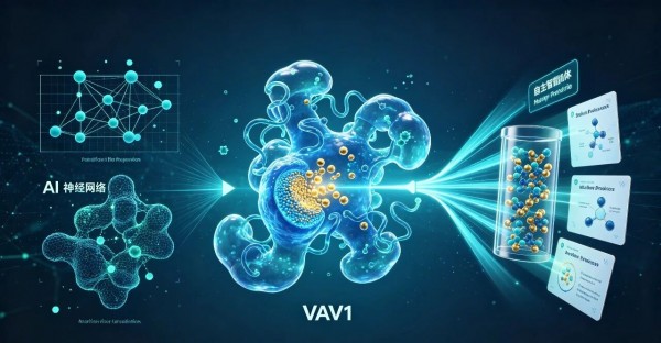贝勒医学院借助 AI 蛋白折叠与自主智能，加速 VAV1 靶点药物研发