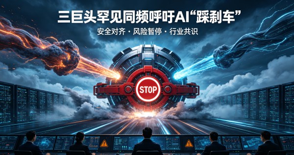三巨头罕见同频呼吁AI“踩刹车”，中国大模型厂商会跟吗？