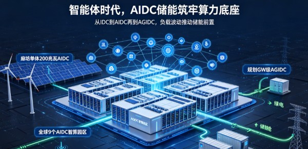 智能体时代，AIDC储能筑牢算力底座