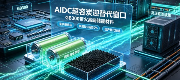 AIDC储能：超容炭迎替代窗口