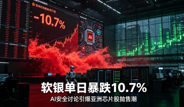 软银单日暴跌10.7%，AI安全讨论引爆亚洲芯片股抛售潮