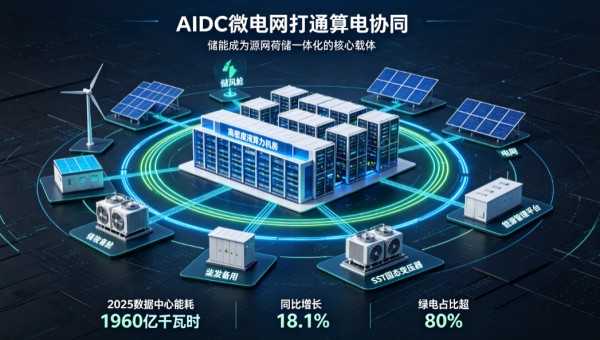 AIDC储能破局，微电网落地算电协同