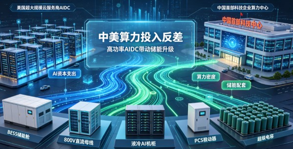 资本支出7850亿美元！！中美算力博弈下的储能空间