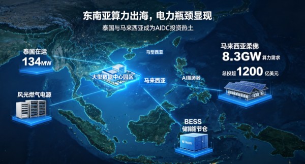 东南亚算力出海，AIDC储能成破局关键