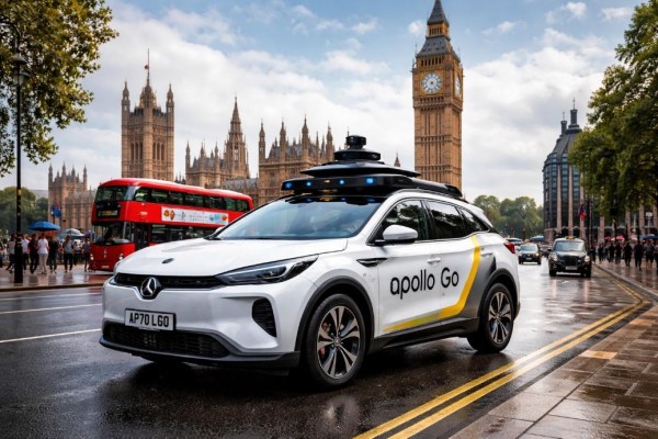 百度Robotaxi杀入伦敦！Apollo Go联手Freenow，瞄准2027年无人驾驶商业化