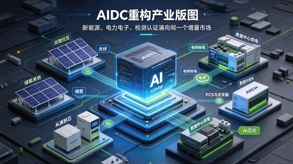 从源到芯，AIDC重塑新能源赛道，电力成为算力核心约束